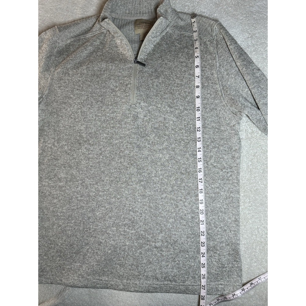 Telluride Clothing Company 1/4 Zip Pullover Fleece Sweater Womens Large Gray - Picture 6 of 6